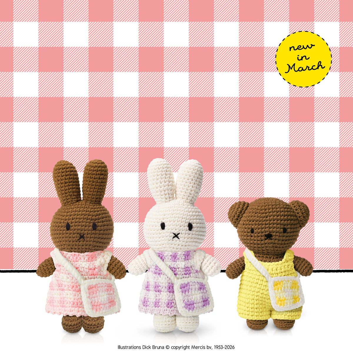 Plaid Collection by Just Dutch | Handmade Crochet Miffy – Just