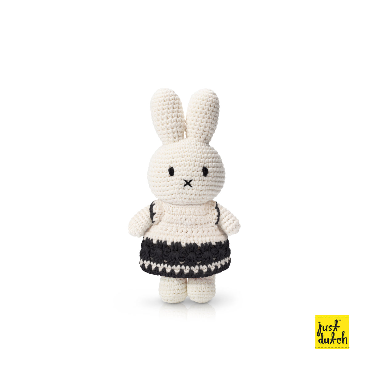 Just Dutch Miffy Black and White Dress Handmade Doll – Just Dutch