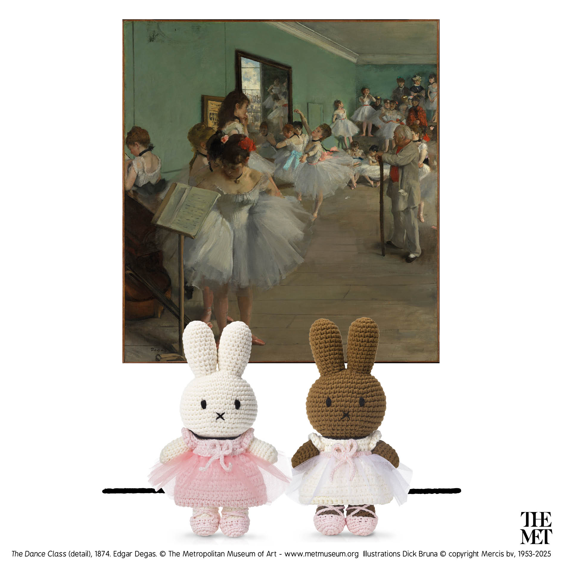 Miffy Edgar Degas The Dance Class Collection Art Inspired Dolls