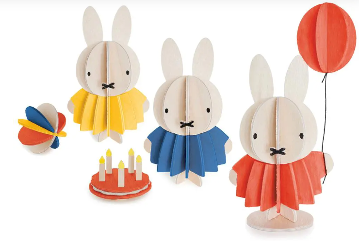Miffy by Lovi Wooden Figures Finnish Design Brand – Just Dutch US ...
