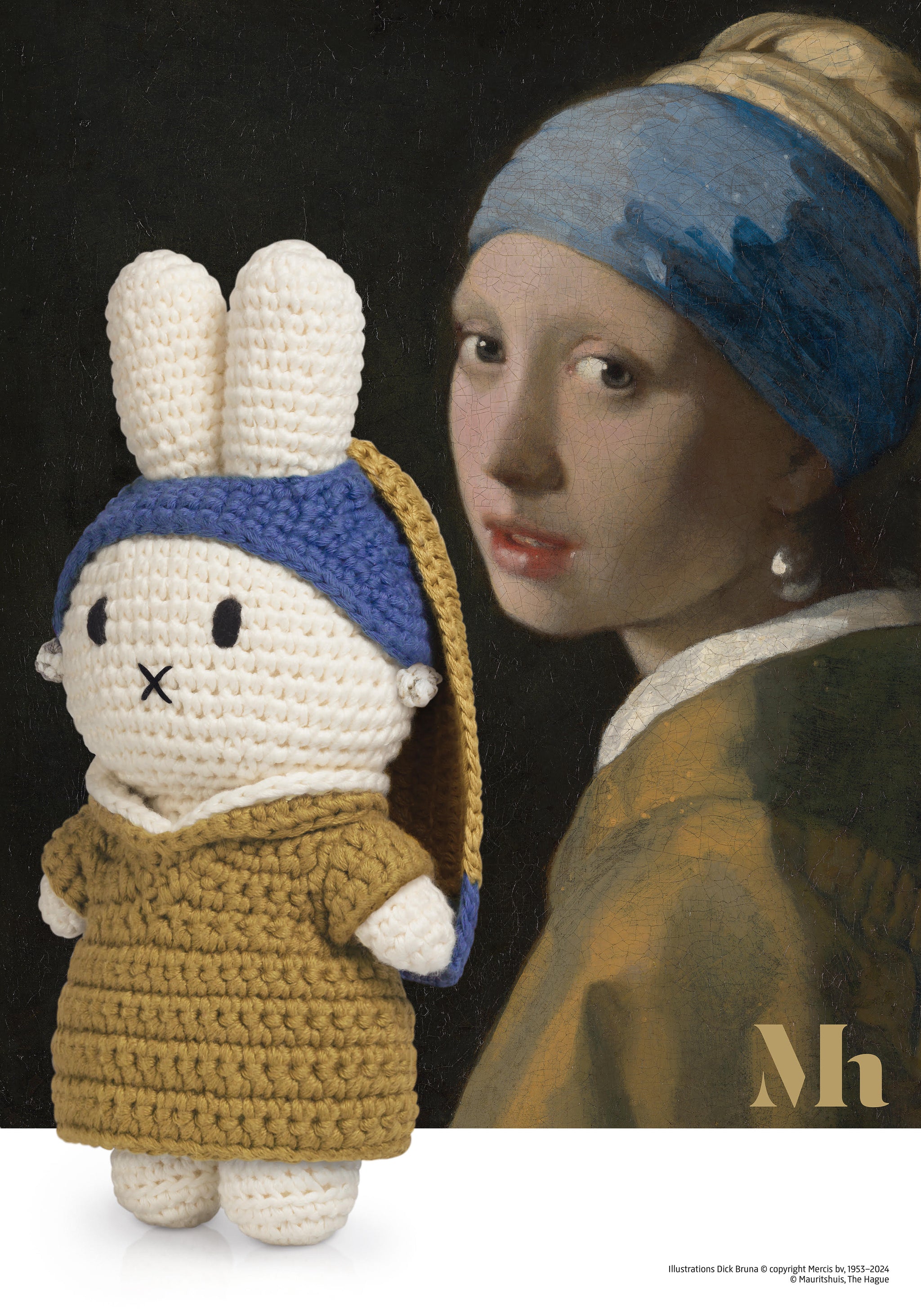 Just Dutch Miffy Vermeer Girl with a Pearl Earring Doll – Just
