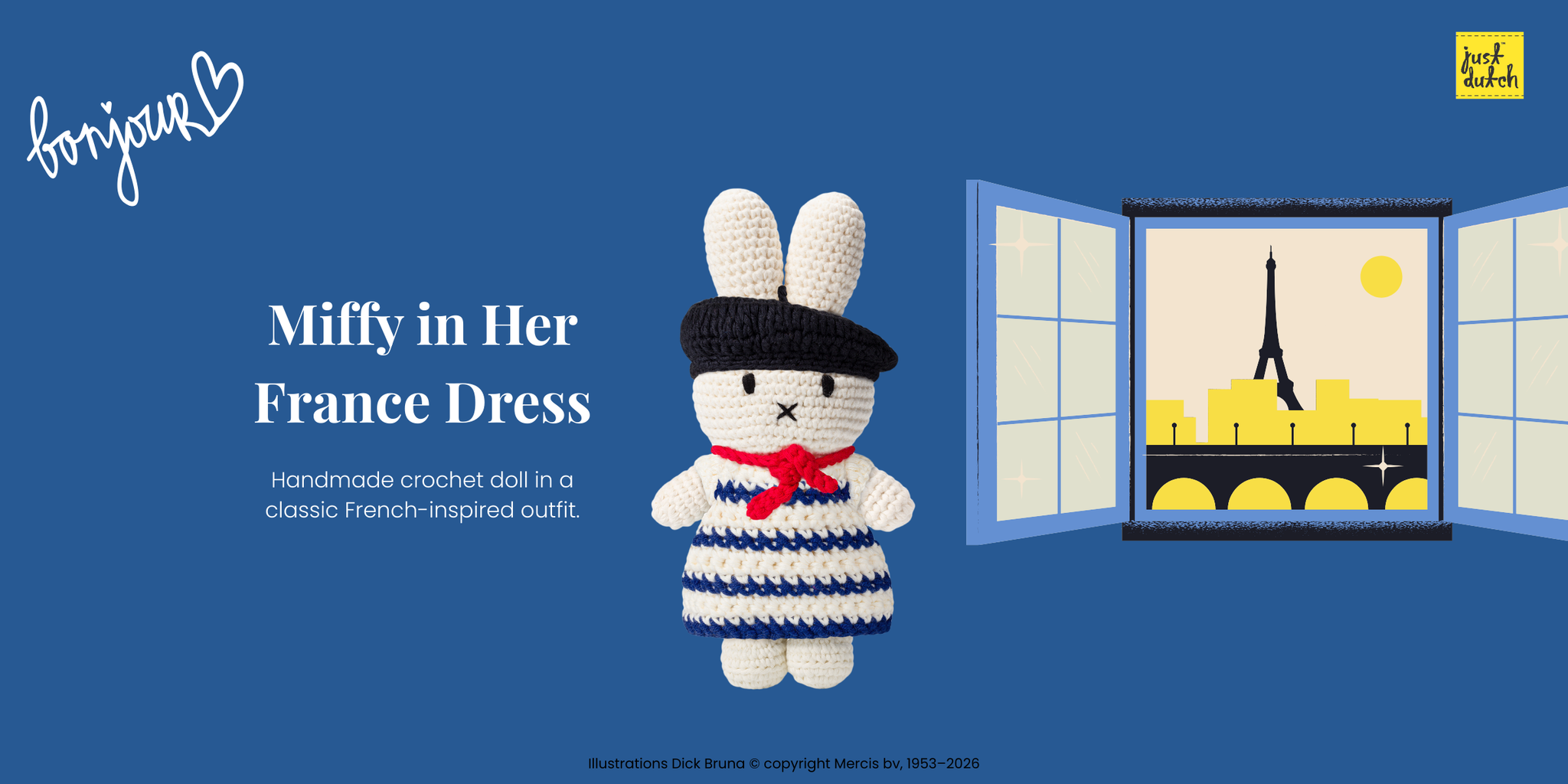 Just Dutch Miffy Handmade Bunny Plush Toy – Just Dutch US Official