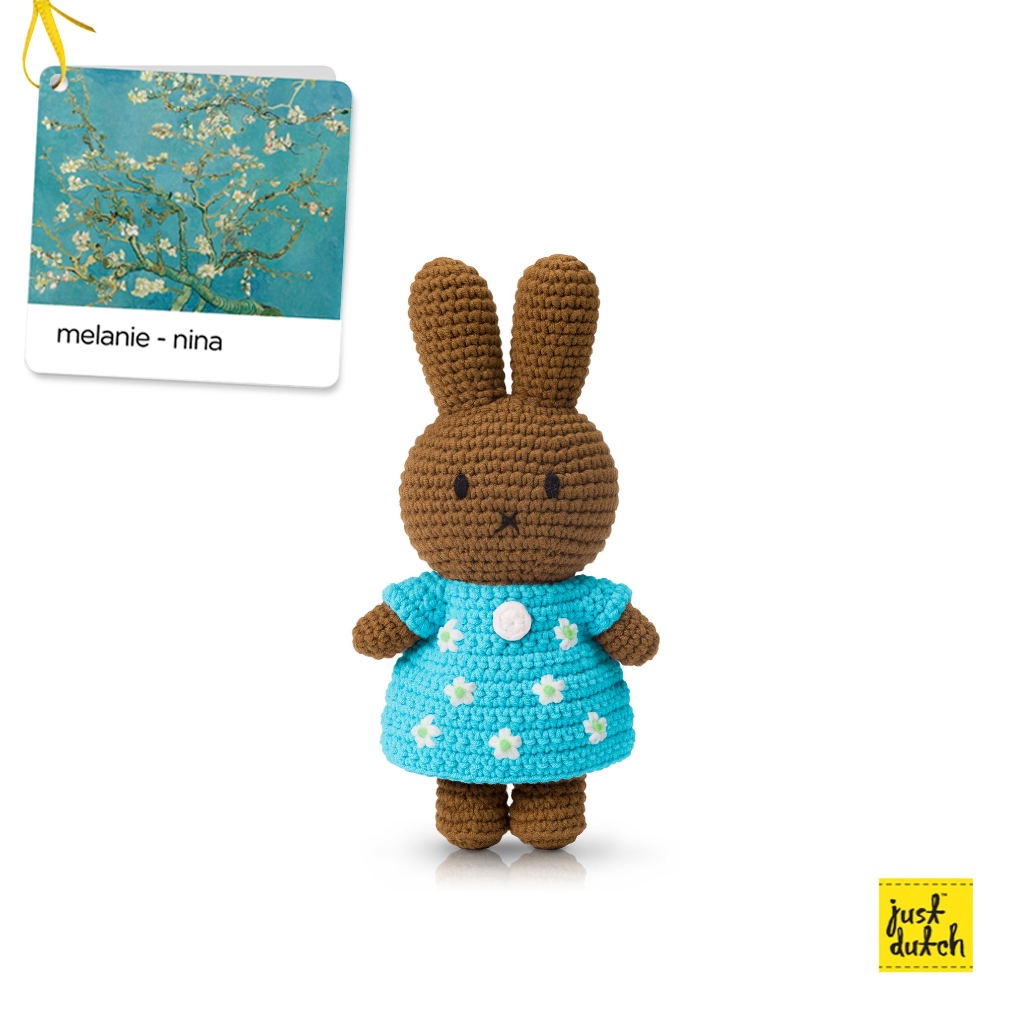 Melanie Almond Blossom Crochet Doll Handmade Van Gogh Inspired
