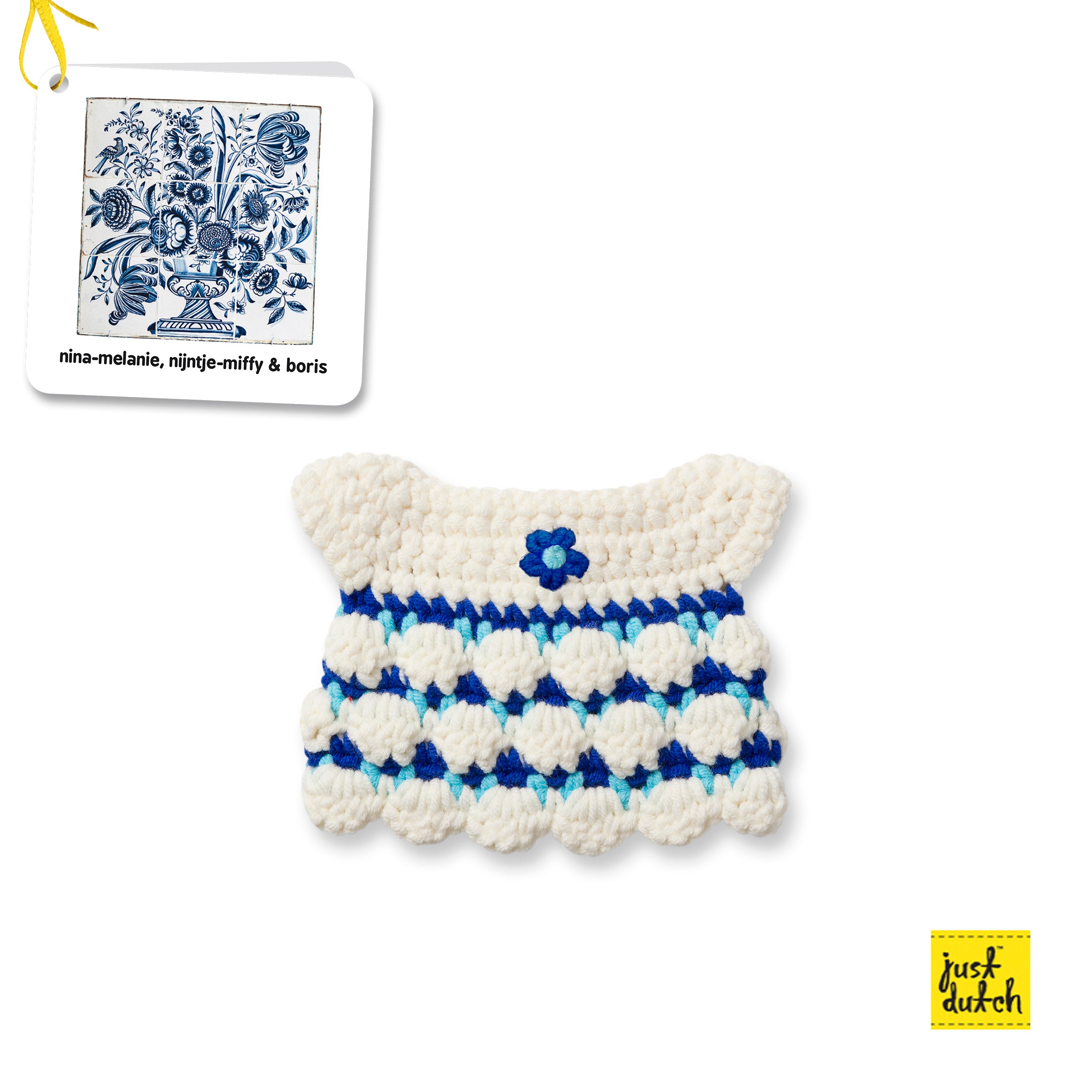 Delft Blue Dress Accessories Dress with drape Delft Blue Dress Accessories Dress with drape